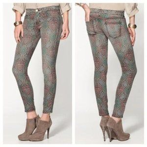 CURRENT/ELLIOTT - stilleto jeans in Hindu Print